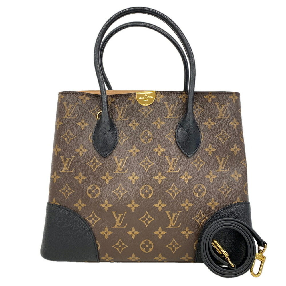 Louis Vuitton Monogram Flandrin Tote Bag M41595 Noir 2-way bag for women P348...